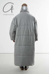 HED MAYNER two -piece lapel coat AW22_O30_Gry/WO gray PHM6